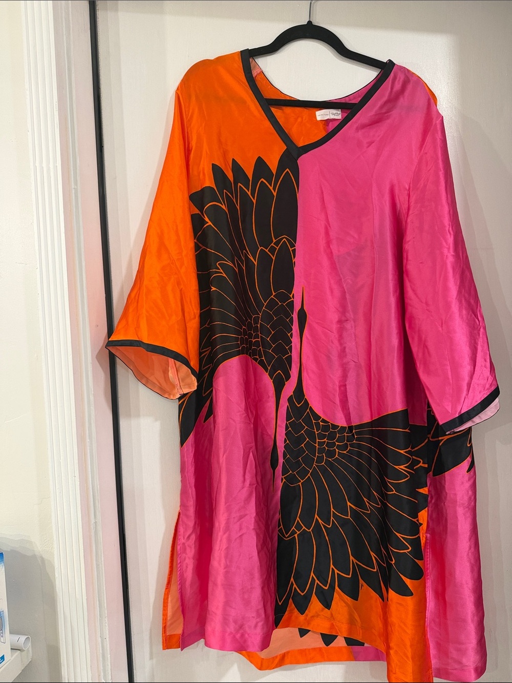 Trina Turk x Bed Head Pajamas  Silk Caftan – L/XL